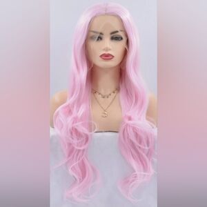 Glow In The Dark pink lace front wig Never Worn